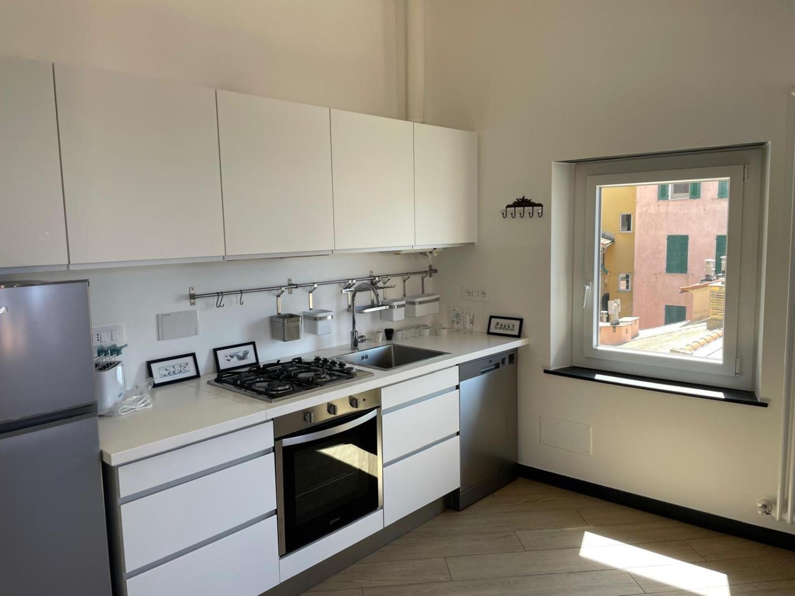 Sea View Camogli Portofino Apartment ภายนอก รูปภาพ